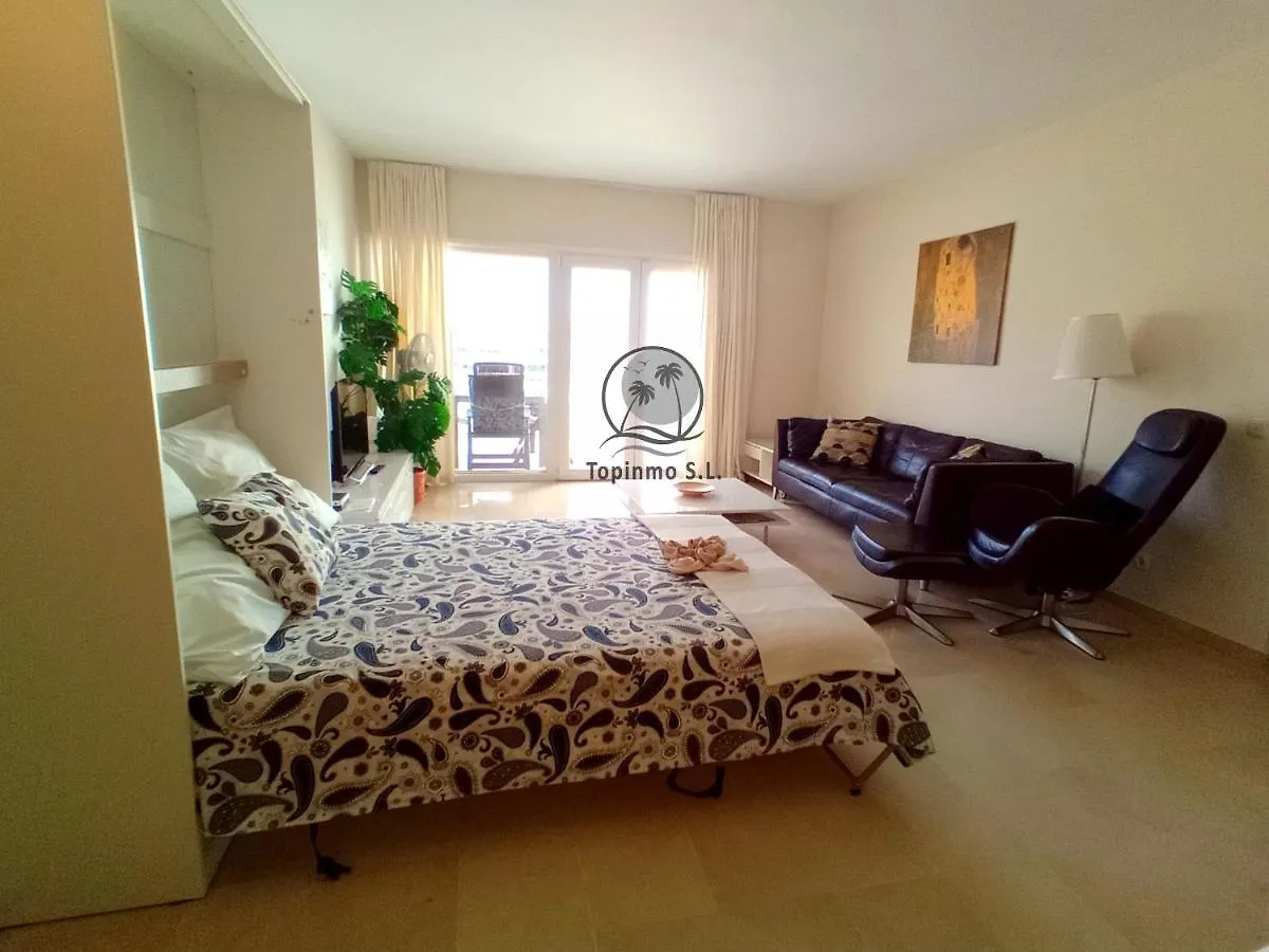 Nordic 1 Bedroom Apartment On Island Complex In Marina Harbour Benalmadena Spain